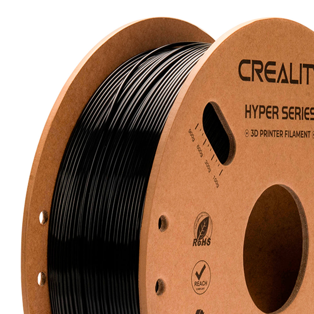 Filamento PETG para Impressora 3D Creality Hyper PETG 1 Kg/Rolo 1.75 mm Preto Creality