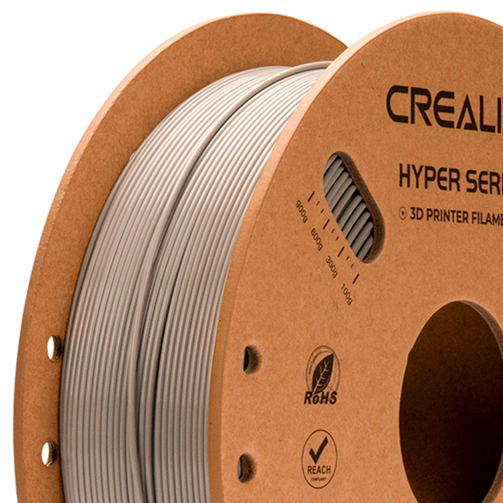Filamento PETG para Impressora 3D Creality Hyper PETG 1 Kg/Rolo 1.75 mm Cinza Creality