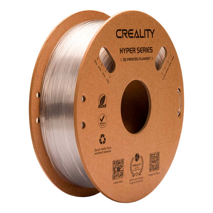 Filamento PETG para Impressora 3D Creality Hyper PETG 1 Kg/Rolo 1.75 mm Transparente Creality