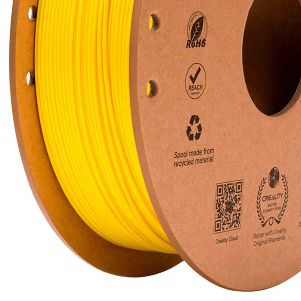 Filamento PETG para Impressora 3D Creality Hyper PETG 1 Kg/Rolo 1.75 mm Amarelo Creality