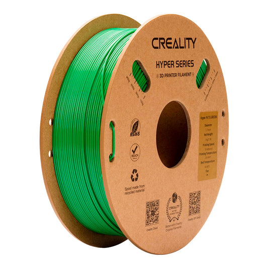 Filamento PETG para Impressora 3D Creality Hyper PETG 1 Kg/Rolo 1.75 mm Verde