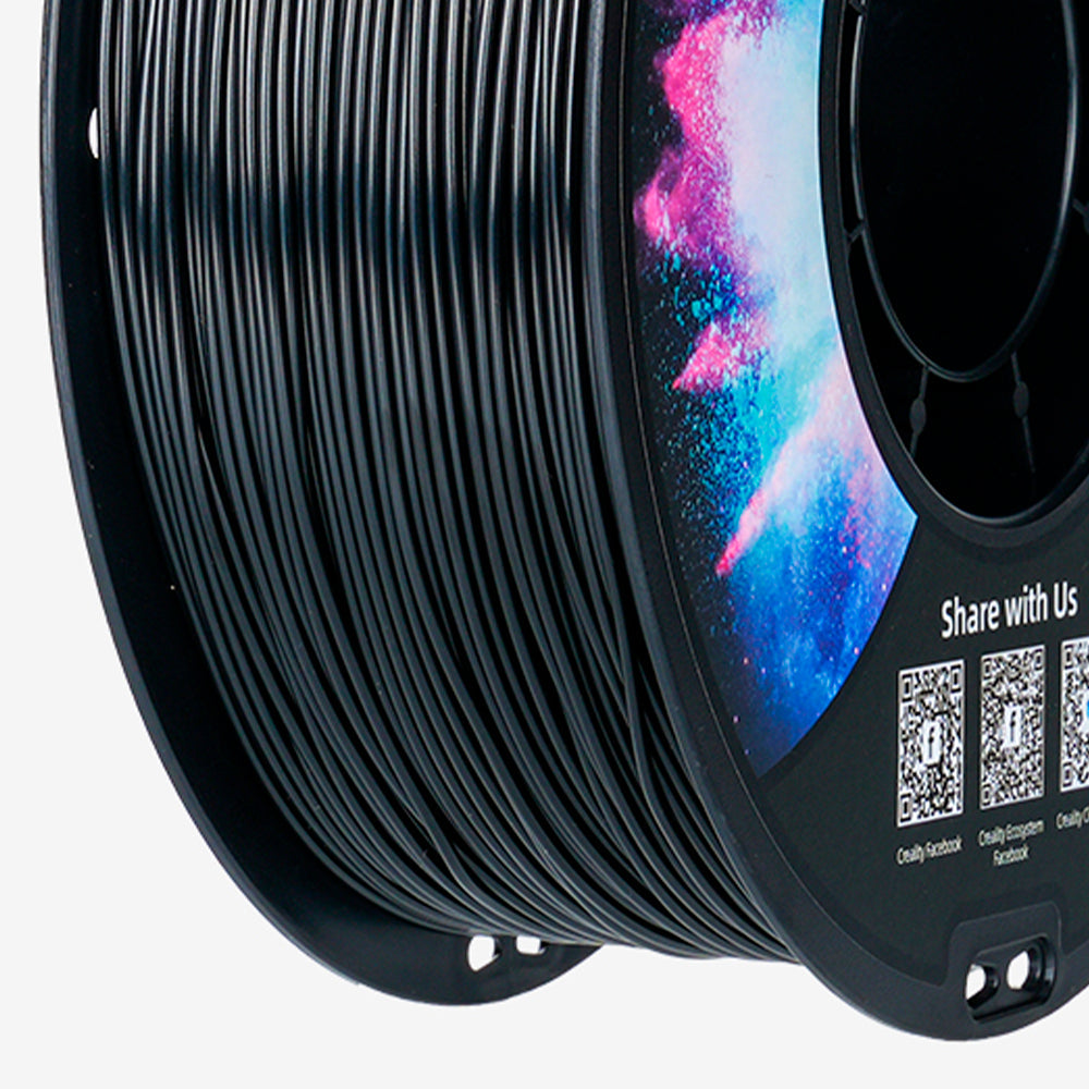 Filamento ABS para Impressora 3D Creality CR-ABS 1 Kg/Rolo 1.75 mm Preto Creality