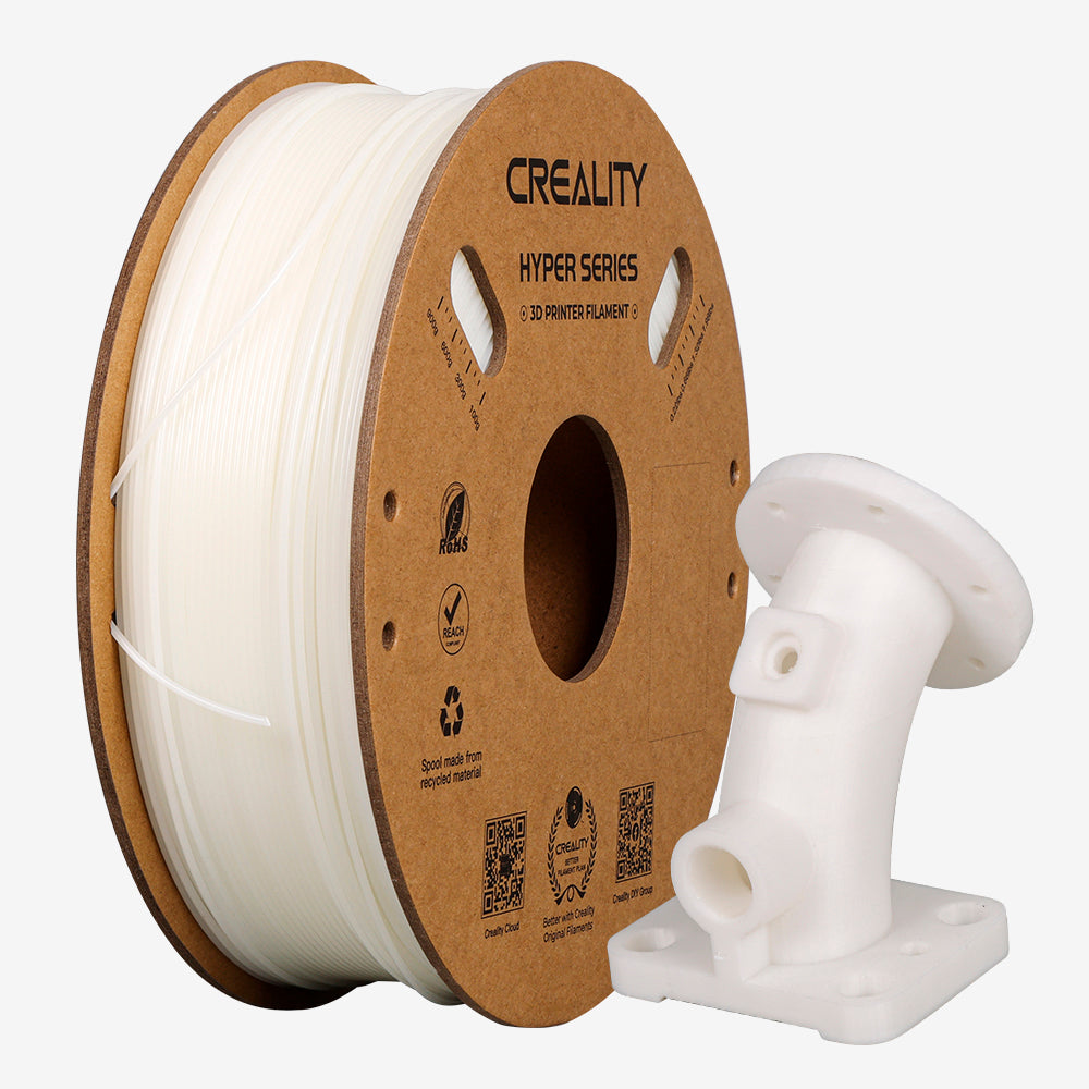 Filamento ABS para Impressora 3D Creality Hyper ABS 1 Kg/Rolo 1.75 mm Branco Creality