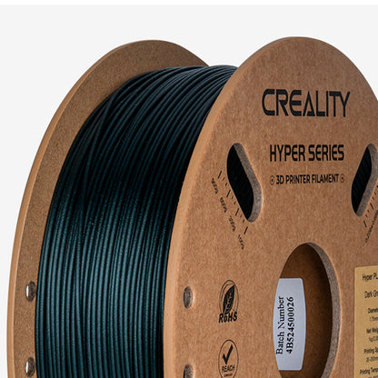 Filamento PLA para Impressora 3D Creality Hyper PLA-CF 1 Kg/Rolo 1.75 mm Verde Escuro Creality