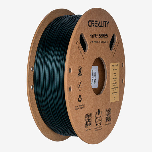 Filamento PLA para Impressora 3D Creality Hyper PLA-CF 1 Kg/Rolo 1.75 mm Verde Escuro