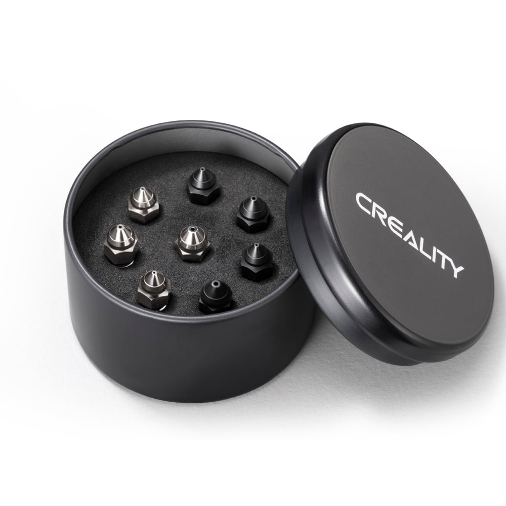 Kit 8 Bicos para Impressão 3D Creality de Alto Fluxo 0.4mm, 0.6mm, 0.8mm K1 CR-M4 CR-10SE Ender-3 V3