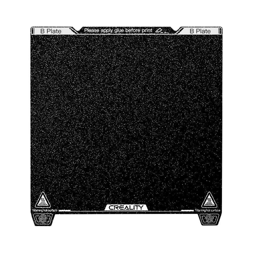 Kit de Placa p/Plataforma Impressão 3D Creality PEI 235x235mm K1 com Magnetismo Suave