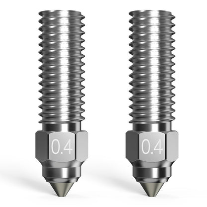 Kit de 4 Bicos para Impressão 3D Creality de Alto Fluxo 0.4mm, 0.6mm, 0.8mm K1 Ender-3 V3 CR-10 SE Creality