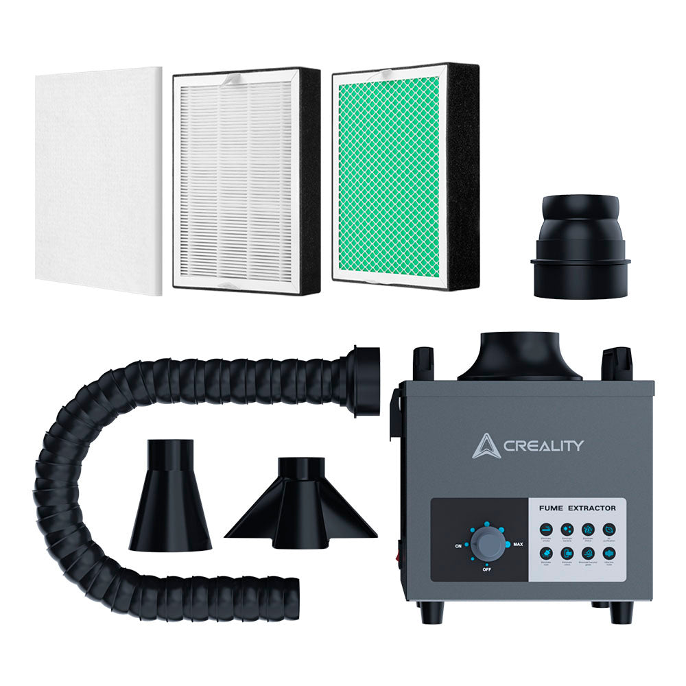 Extrator de Fumaça para Impressora 3D e Máquina a Laser Creality 100W com Tripla Filtragem