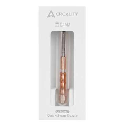 Bico para Impressão 3D Creality Troca Rápida 0.4mm K1 Max, K1C, K1 SE, Ender-3 V3, Ender-3 V3 Plus