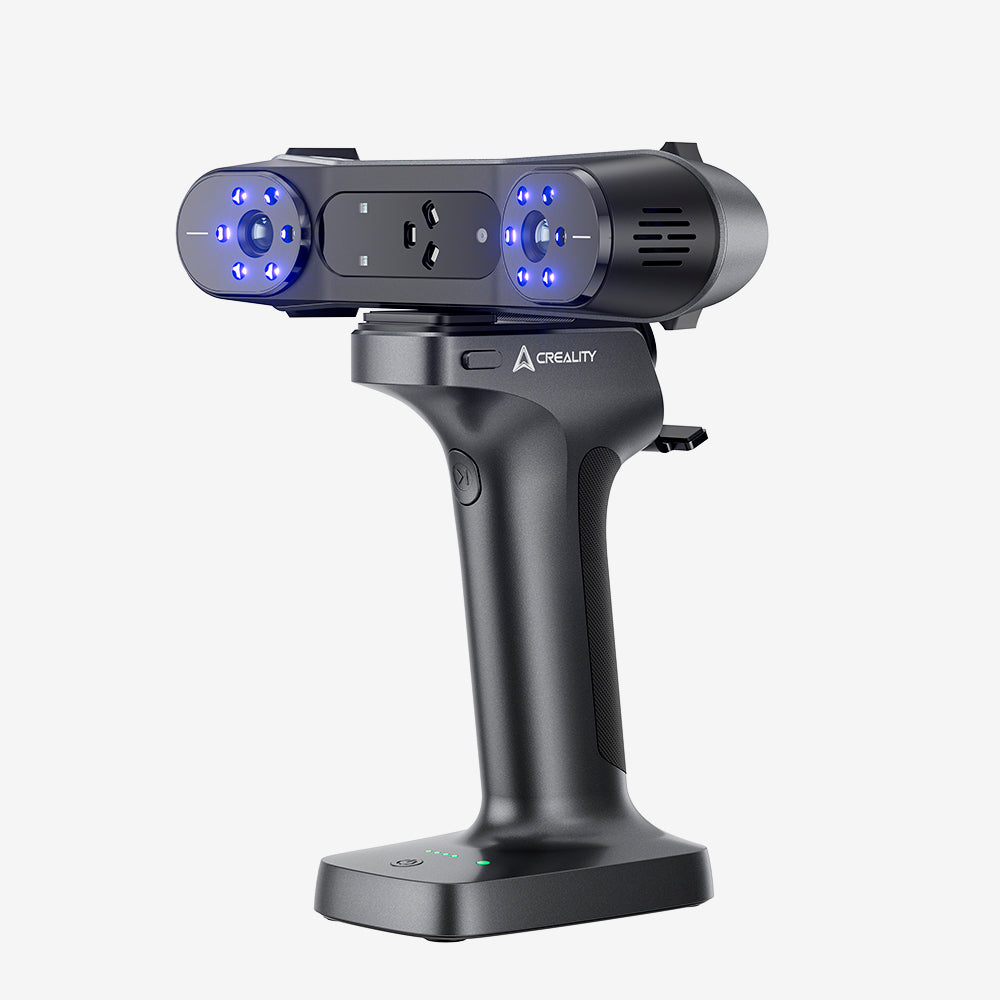 Scanner 3D Portátil Creality RaptorX p/Impressão 3D com Precisão de 0,02 mm cores reais de 24 bits
