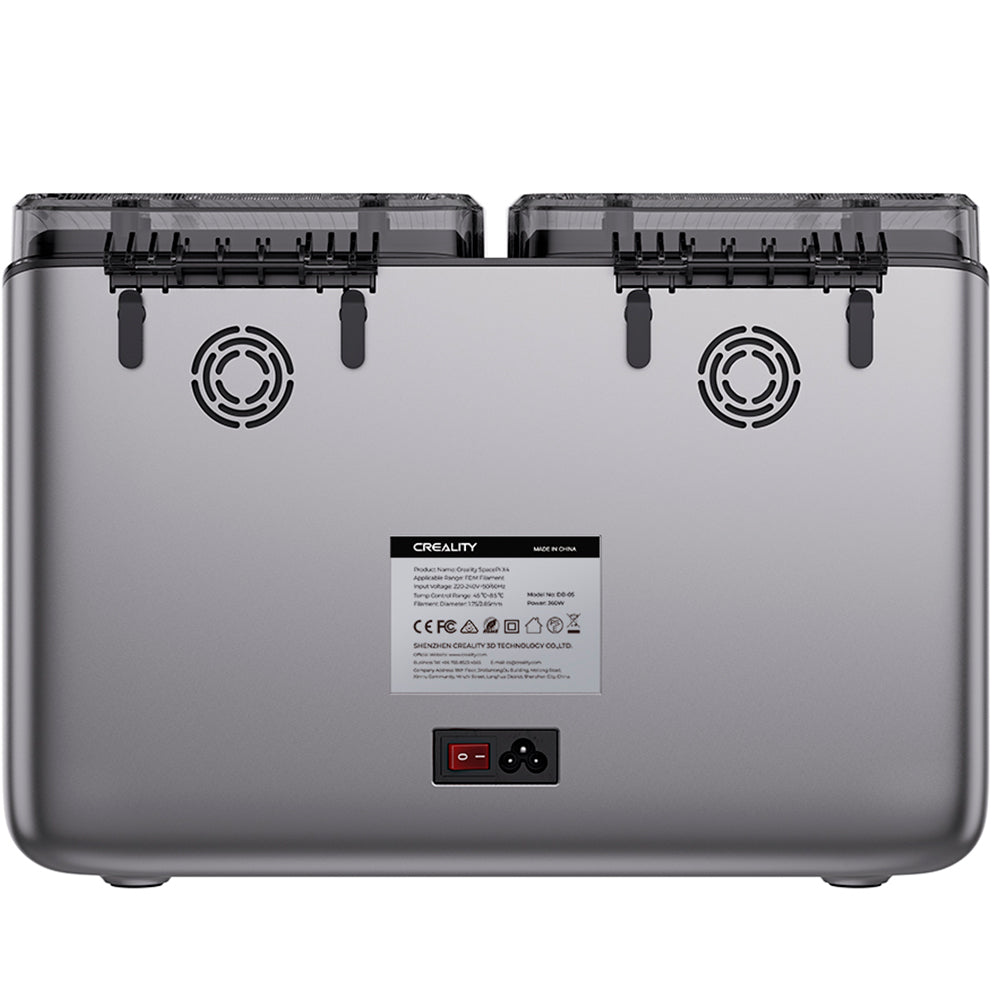 Secador de Filamentos para Impressão 3D Creality SpacePi X4 220V Creality