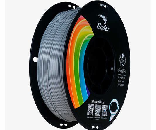 Filamento para Impressora 3D Creality Ender PLA+ 1.75mm Cinza 1 Kg Creality