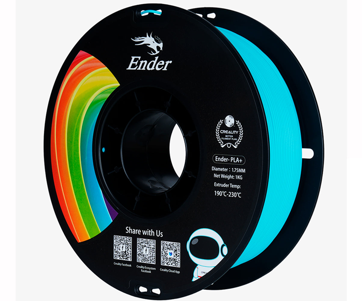 Filamento para Impressora 3D Creality Ender PLA+ 1.75mm Azul 1 Kg Creality