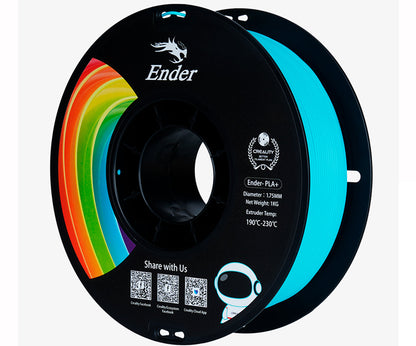 Filamento para Impressora 3D Creality Ender PLA+ 1.75mm Azul 1 Kg Creality