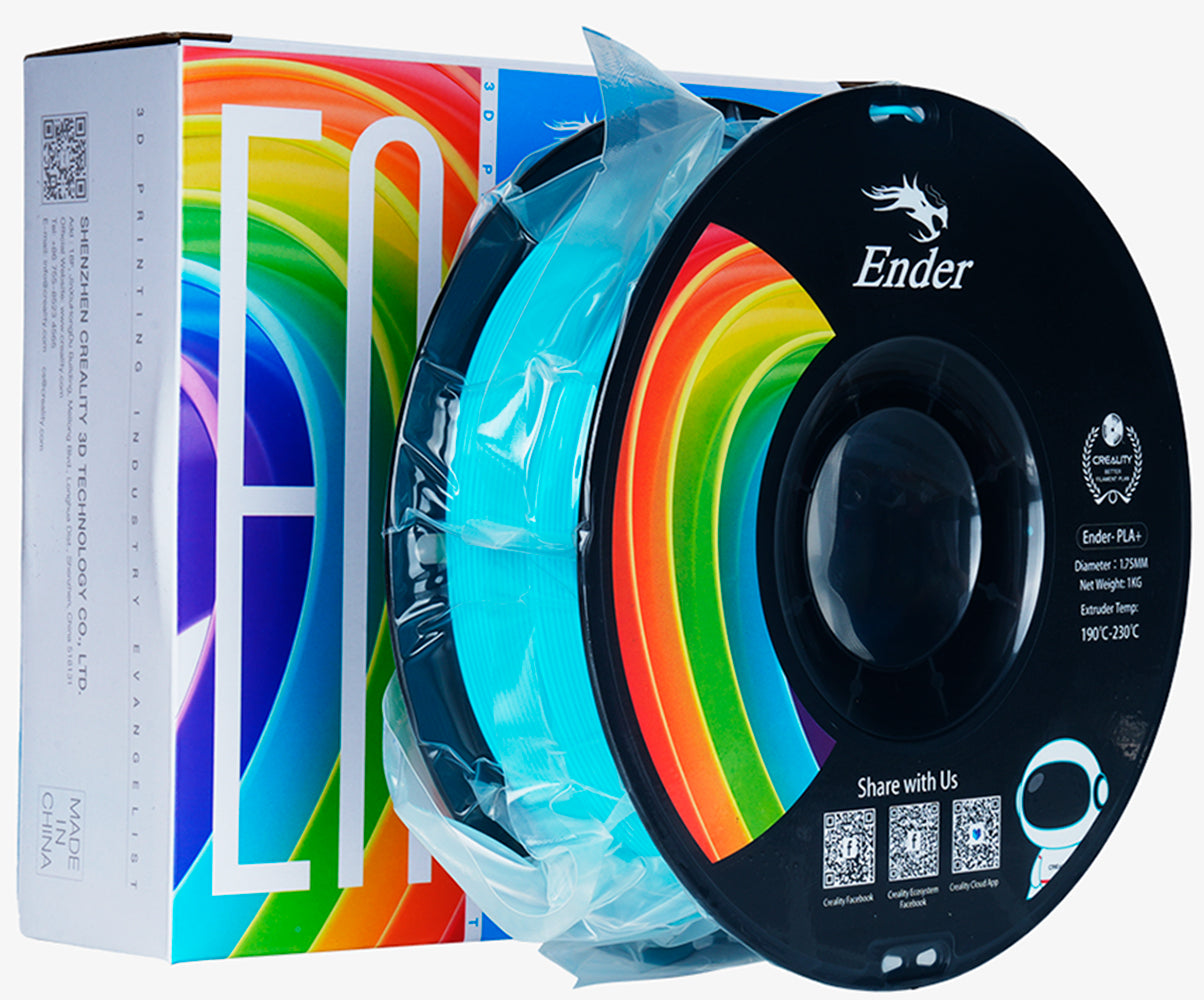 Filamento para Impressora 3D Creality Ender PLA+ 1.75mm Azul 1 Kg Creality