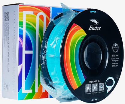 Filamento para Impressora 3D Creality Ender PLA+ 1.75mm Azul 1 Kg Creality