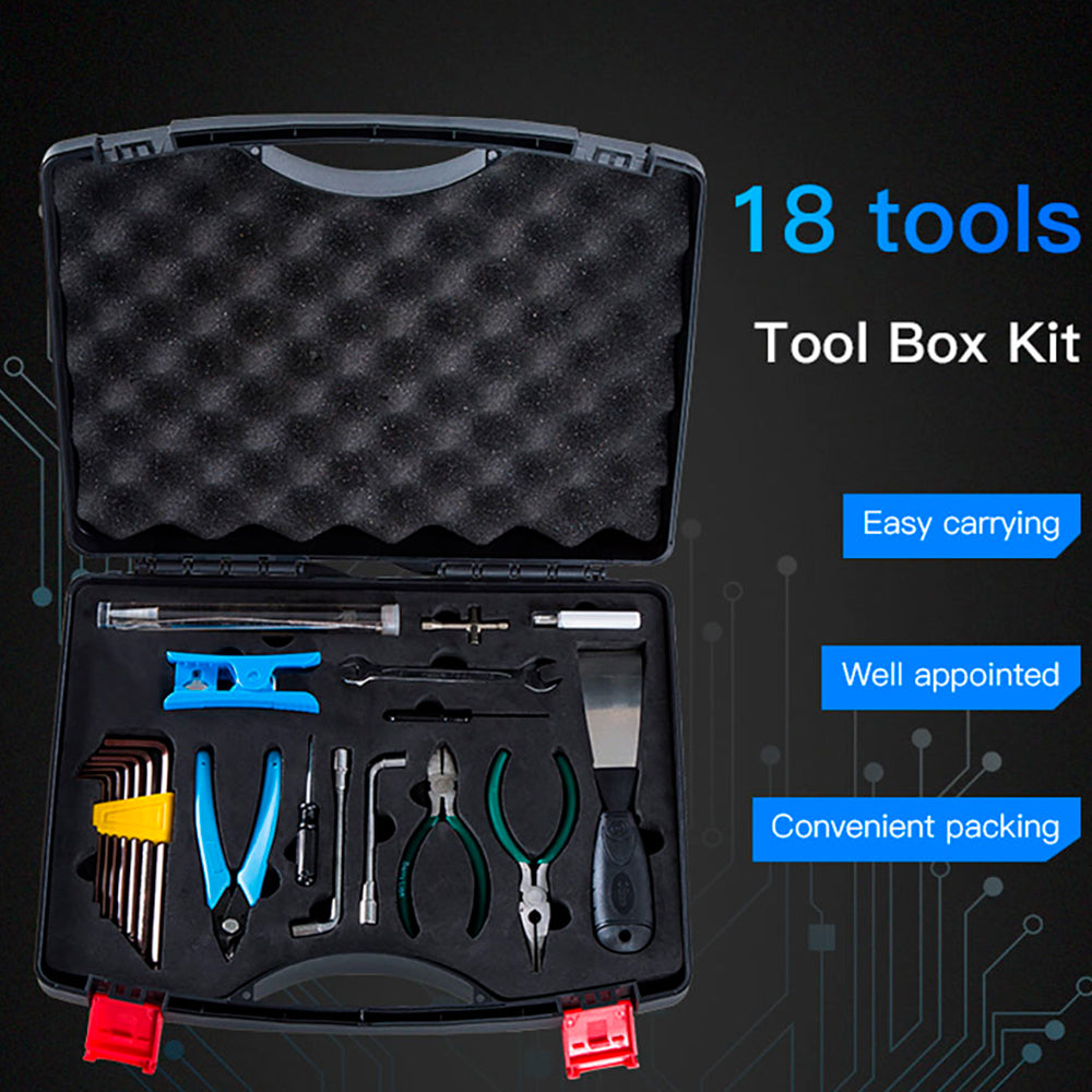 Kit de Ferramentas com Maleta 18 Peças para Impressora 3D Creality Creality