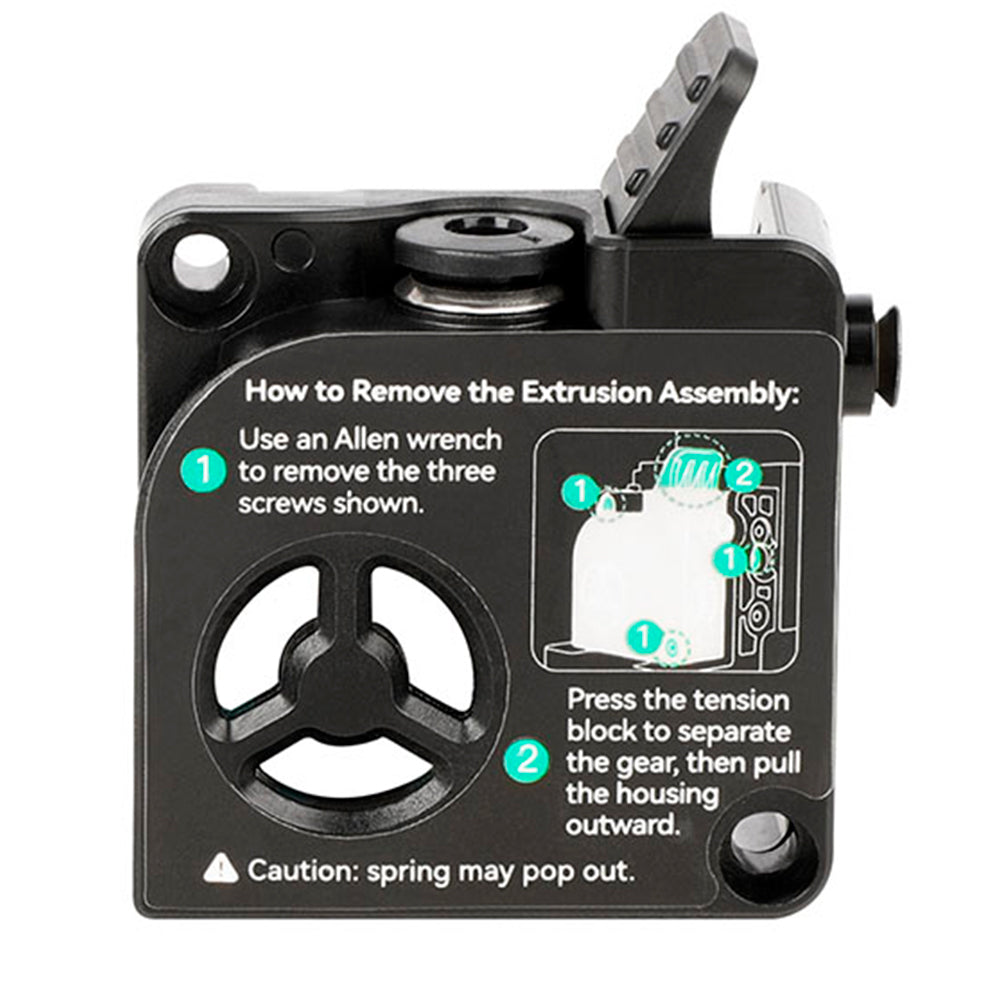 Tampa Frontal Extrusora para Impressoras 3D Creality K2, K2 Pro, K2 Plus Creality