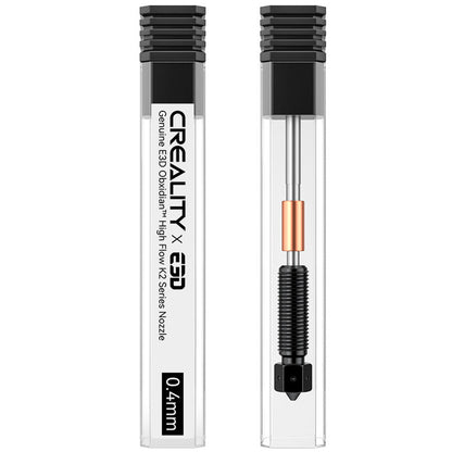 Conjunto de Bico para Impressão 3D Creality de Alta Vazão E3D Obxidian 0,4mm Série K2 Creality
