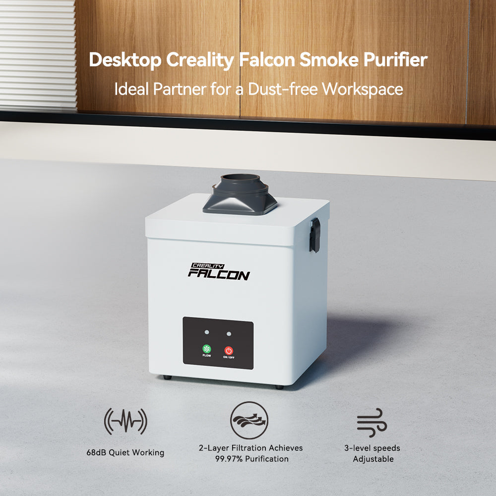 Purificador de Fumaça Creality Falcon YW45 para Mesa Creality