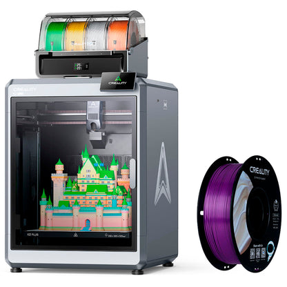 Impressora 3D K2 Plus Combo e 2kg de Filamentos Hyper PETG e 2kg de Filamentos CR-Seda Creality