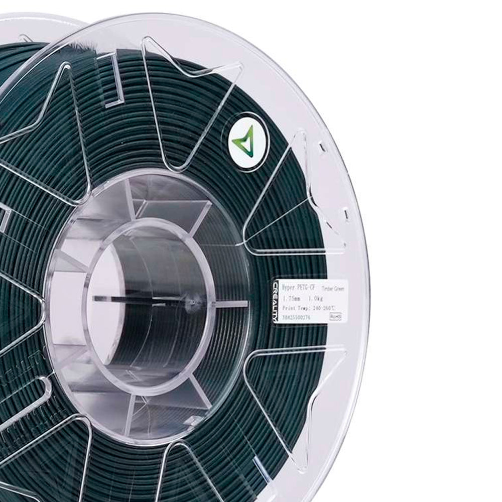 Filamento para Impressora 3D Creality Hyper PETG CF Verde Madeira Antiga Creality