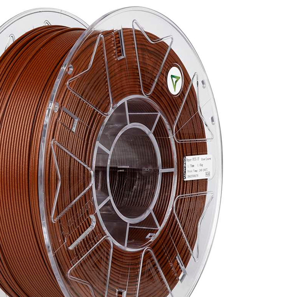 Filamento para Impressora 3D Creality Hyper PETG CF Marrom Café Caramelo Creality