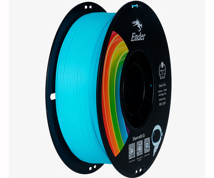 Kit Impressora 3D Creality Hi Combo e Filamento Ender PLA Azul e Filamento Hyper ABS Branco Creality