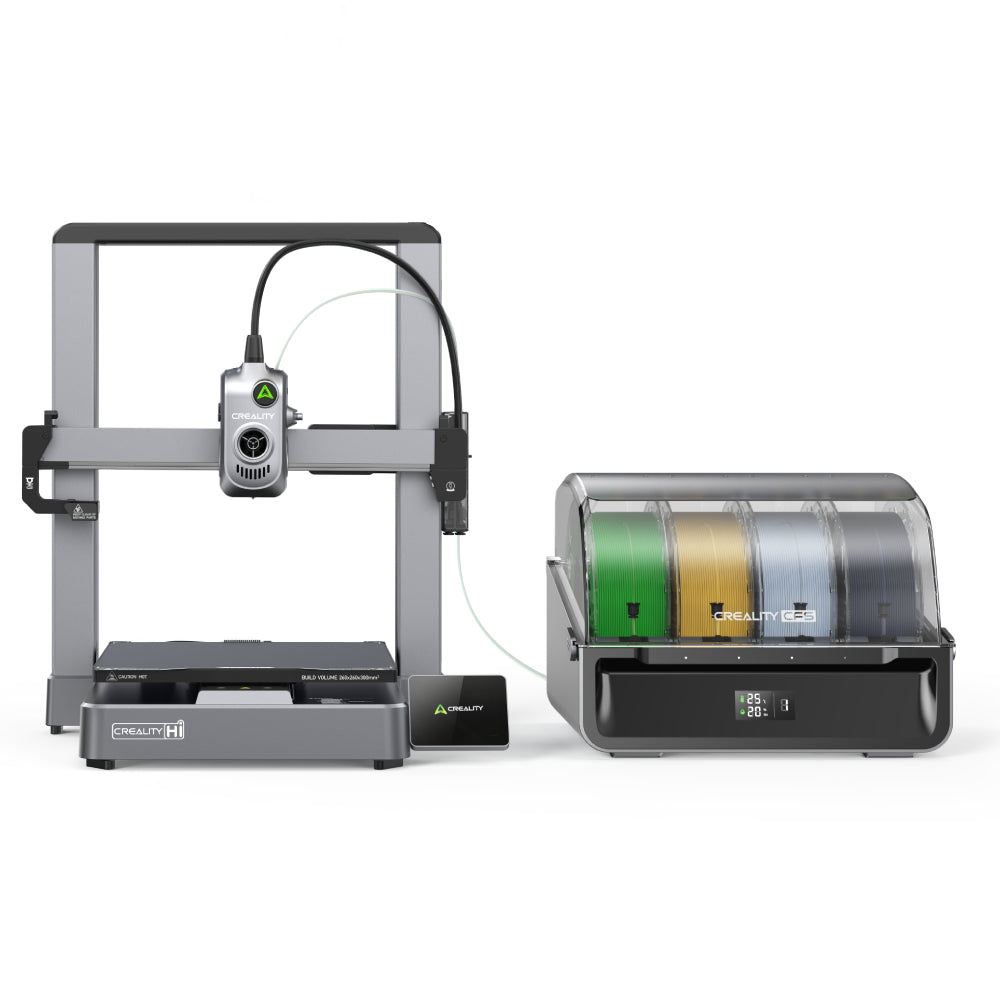 Kit Impressora 3D Creality Hi Combo e Filamento Ender Fast PLA Azul e Filamento Ender PLA Preto Creality