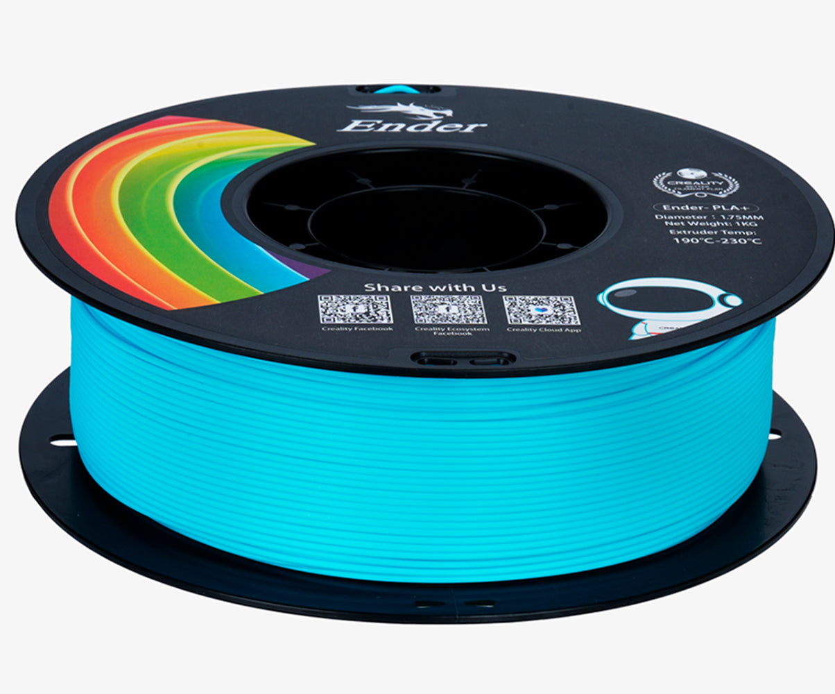 Kit Impressora 3D Creality Ender-3 V3 com Filamento Ender PLA+ Azul e Filamento Ender PLA Branco Creality