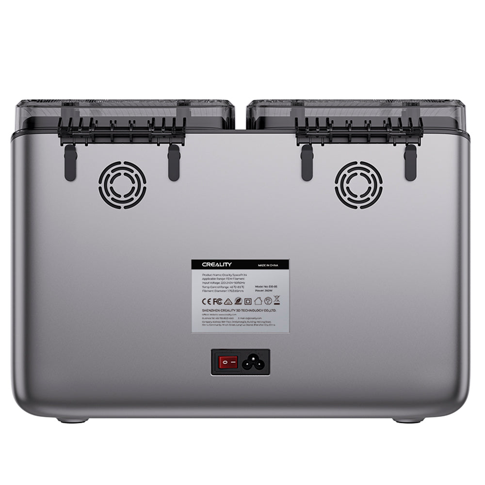 Secador de Filamentos para Impressão 3D Creality Space Pi X4L Dryer 220V