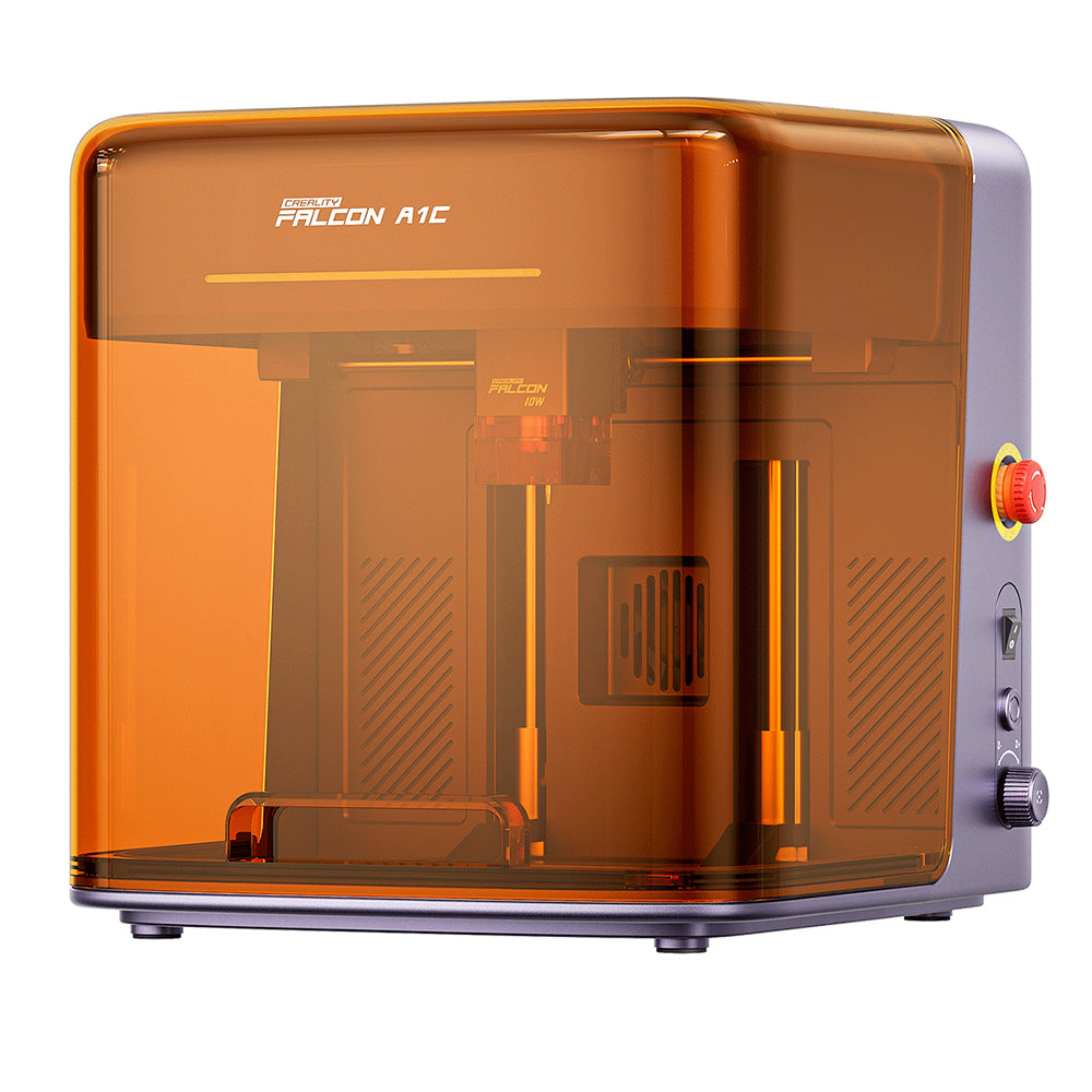 Máquina de Gravação a Laser Creality Falcon A1C 5 W Câmera Inteligente IA Wi-Fi Foco Automático Cinza