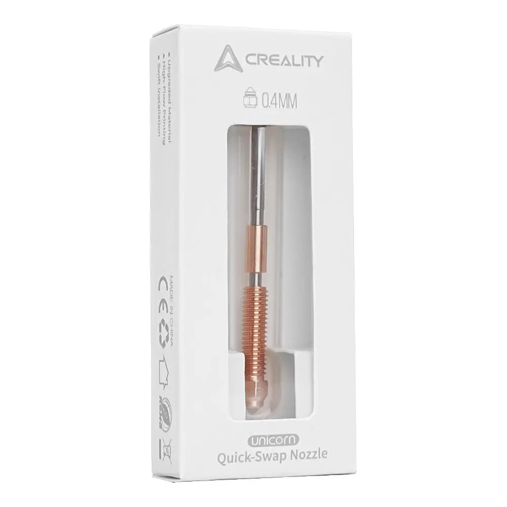 Bico para Impressão 3D Creality Troca Rápida 0.4mm K1 Max, K1C, K1 SE, Ender-3 V3, Ender-3 V3 Plus Creality