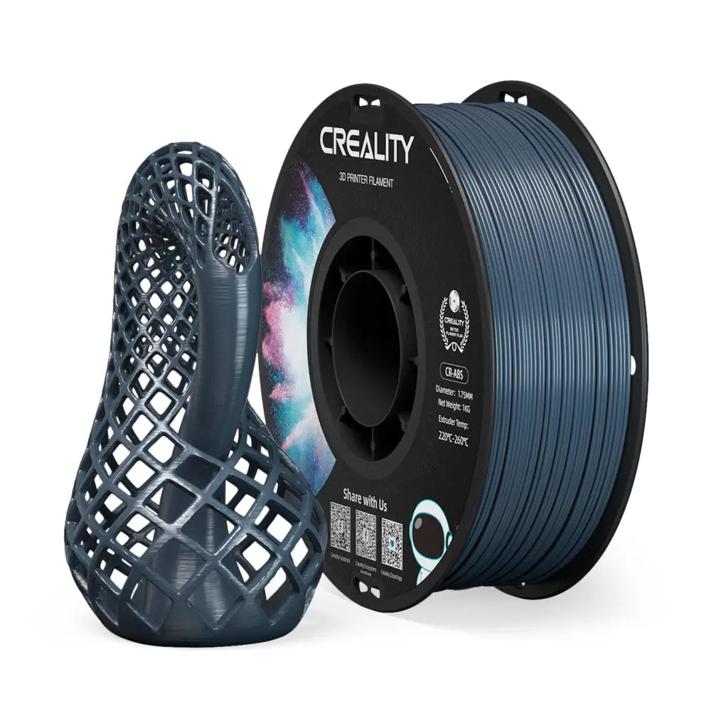 Filamento ABS para Impressora 3D Creality CR-ABS 1 Kg/Rolo 1.75 mm Cinza Creality