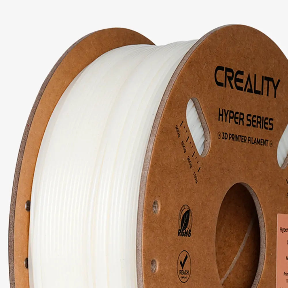 Filamento ABS para Impressora 3D Creality Hyper ABS 1 Kg/Rolo 1.75 mm Branco Creality