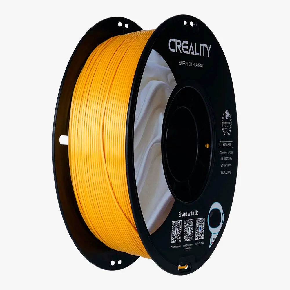 Filamento CR-Seda para Impressora 3D Creality CR-Silk 1 Kg/Rolo 1.75 mm Dourado Creality