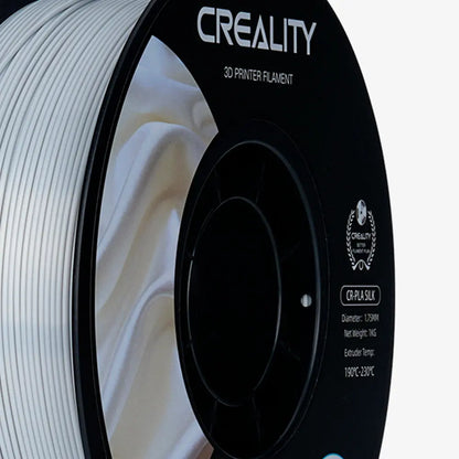 Filamento CR-Seda para Impressora 3D Creality CR-Silk 1 Kg/Rolo 1.75 mm Prata Creality