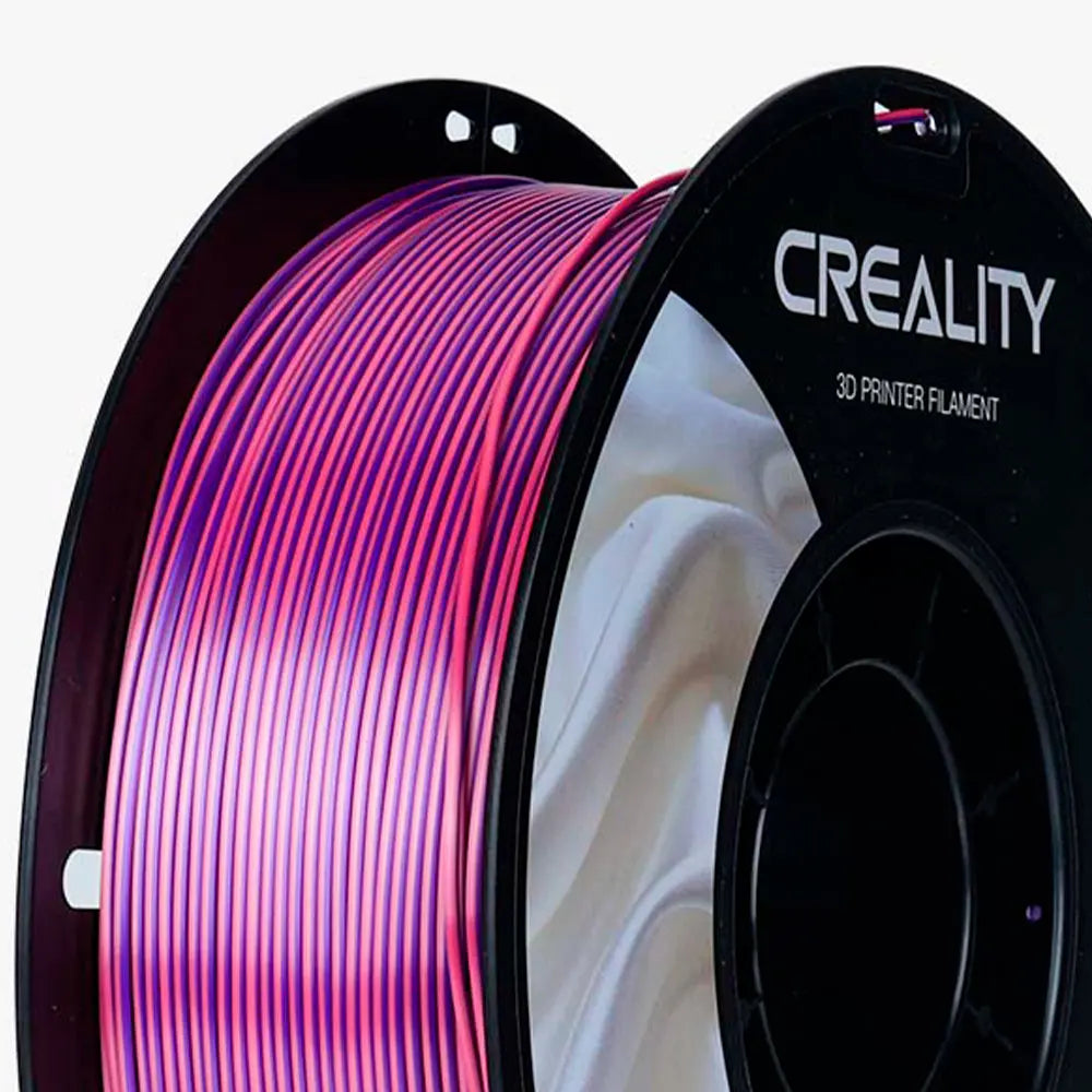 Filamento CR-Seda para Impressora 3D Creality CR-Silk 1 Kg/Rolo 1.75 mm Rosa Púrpura Creality