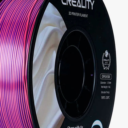 Filamento CR-Seda para Impressora 3D Creality CR-Silk 1 Kg/Rolo 1.75 mm Rosa Púrpura Creality