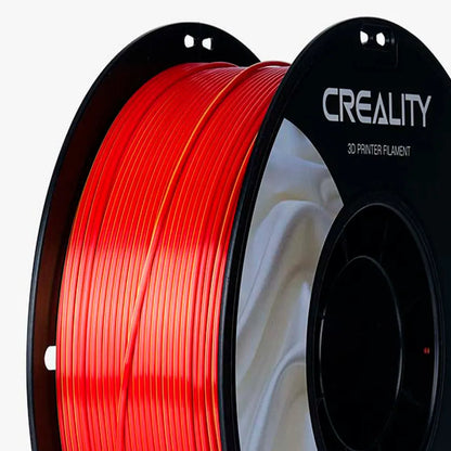 Filamento CR-Seda para Impressora 3D Creality CR-Silk 1 Kg/Rolo 1.75 mm Vermelho Dourado Creality
