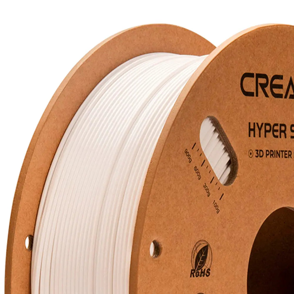 Filamento PETG para Impressora 3D Creality Hyper PETG 1 Kg/Rolo 1.75 mm Branco Creality