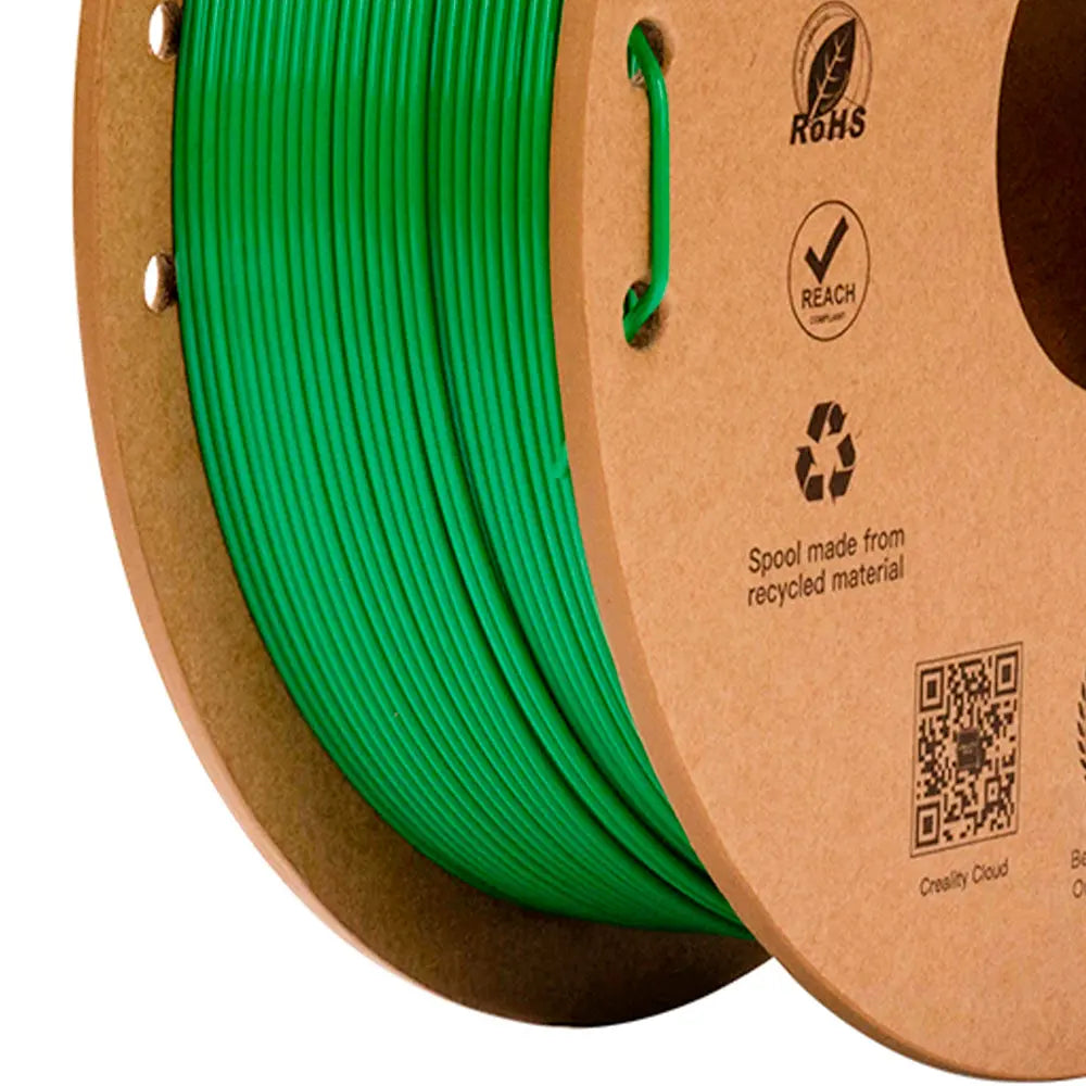 Filamento PETG para Impressora 3D Creality Hyper PETG 1 Kg/Rolo 1.75 mm Verde Creality