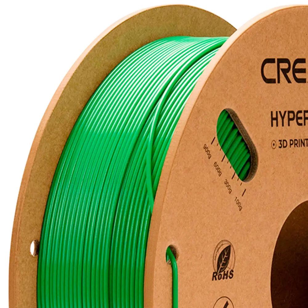 Filamento PETG para Impressora 3D Creality Hyper PETG 1 Kg/Rolo 1.75 mm Verde Creality