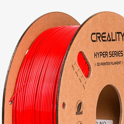 Filamento PETG para Impressora 3D Creality Hyper PETG 1 Kg/Rolo 1.75 mm Vermelho Creality