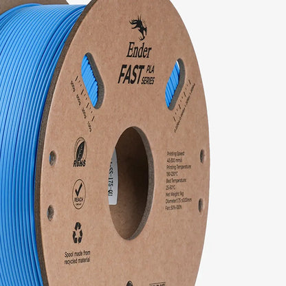 Filamento PLA para Impressora 3D Creality Ender Fast PLA 1 Kg/Rolo 1.75 mm Azul Claro Creality