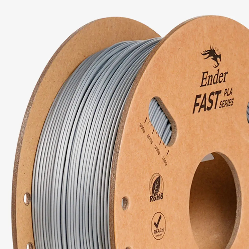 Filamento PLA para Impressora 3D Creality Ender Fast PLA 1 Kg/Rolo 1.75 mm Prata Creality