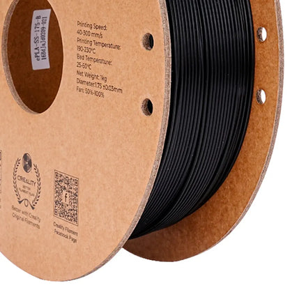Filamento PLA para Impressora 3D Creality Ender Fast PLA 1 Kg/Rolo 1.75 mm Preto Creality