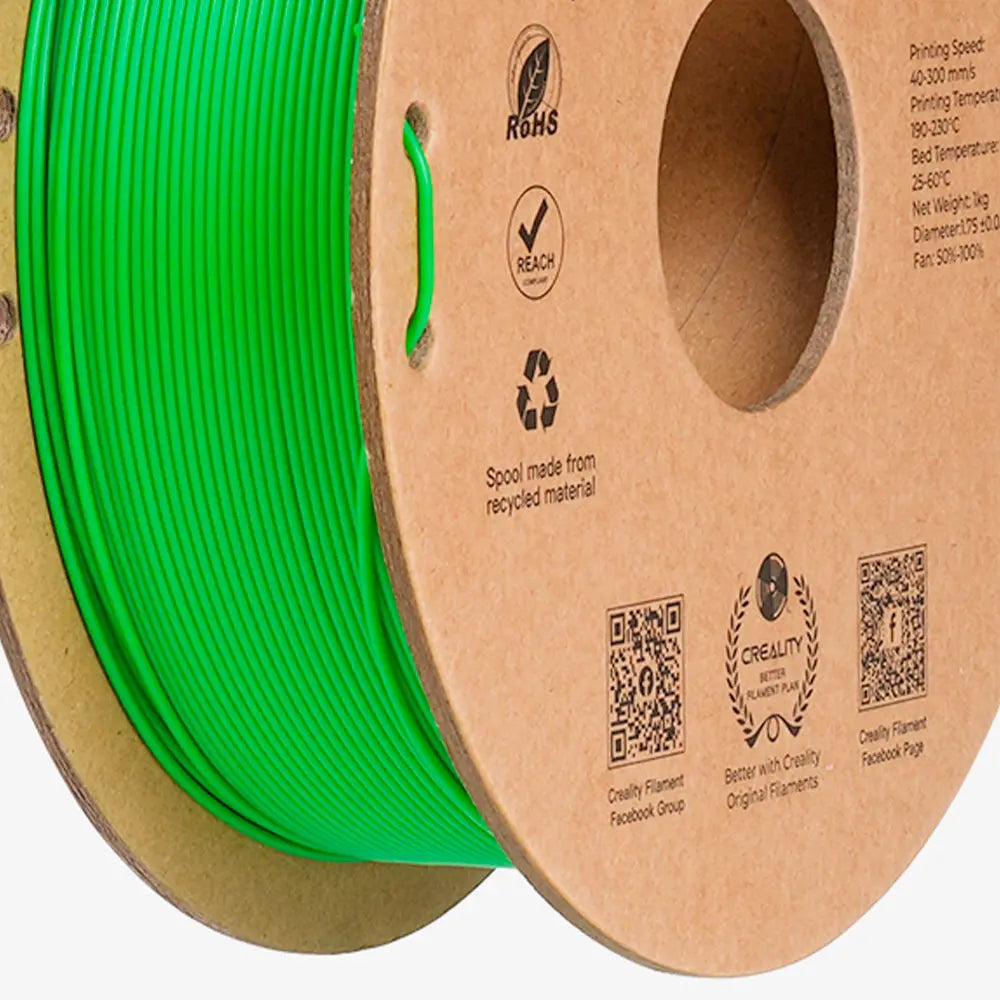 Filamento PLA para Impressora 3D Creality Ender Fast PLA 1 Kg/Rolo 1.75 mm Verde Creality