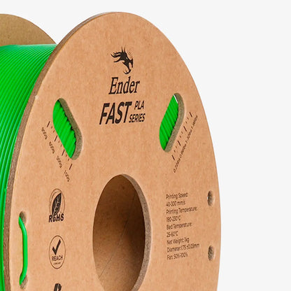 Filamento PLA para Impressora 3D Creality Ender Fast PLA 1 Kg/Rolo 1.75 mm Verde Creality